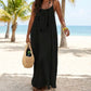 💃LAST DAY SAEL 50% OFF!!✨Women's Solid Color Cami Lounge Dress💕