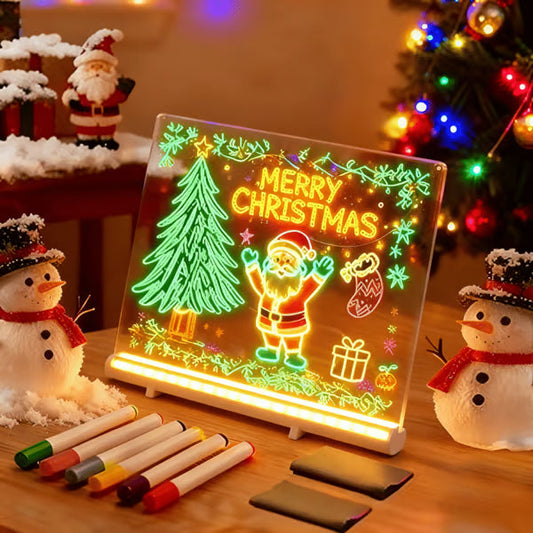 🎅Christmas Hot Sale 50% OFF 🎨LED Note Board🎁Buy 1 Get 7 Colour Pens For Free