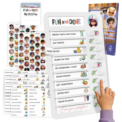 ?July big sale -49% Off?Magnetic Dry-erase Daily Routine Chart