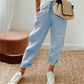 👖🌞Casual Cotton and Linen Pants for Women – Breathable, High-Waisted & Ankle-Length Elegance🤍