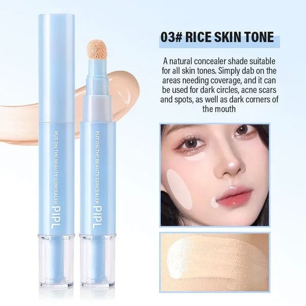 🥳2026 HOT SALE🥳💞50K+ SOLD!🎨🖌️ 50% OFF! Dual Concealer Pen – Covers dark circles & spots, 24hr hydration. Lightweight, no caking. Soft finish. ✨🌸