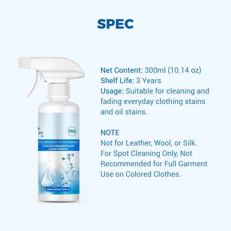 🔥50% OFF🎉All-in-One Powerful Stain Remover Clothes Dry-Clean Spray