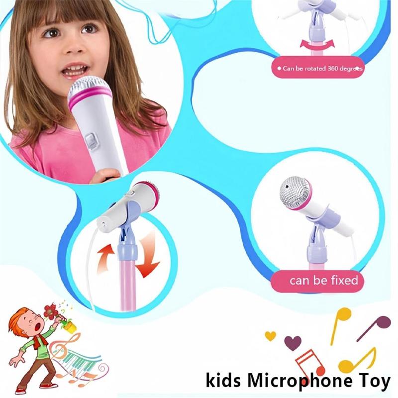 🎤Microphone Toy, Karaoke Machine Toy with Light✨