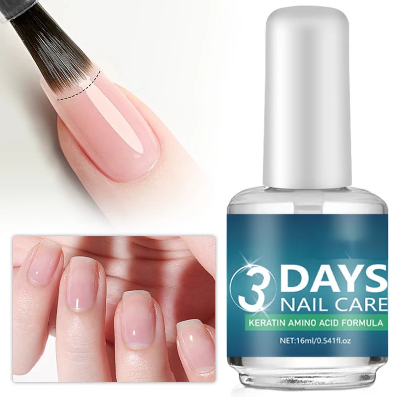 💝💅LAST DAY - BUY 1 GET 1 FREE!!💝3 Days Nail Care - Keratin Amino Acid Formula, Suitable for Soft and Fragile Nails