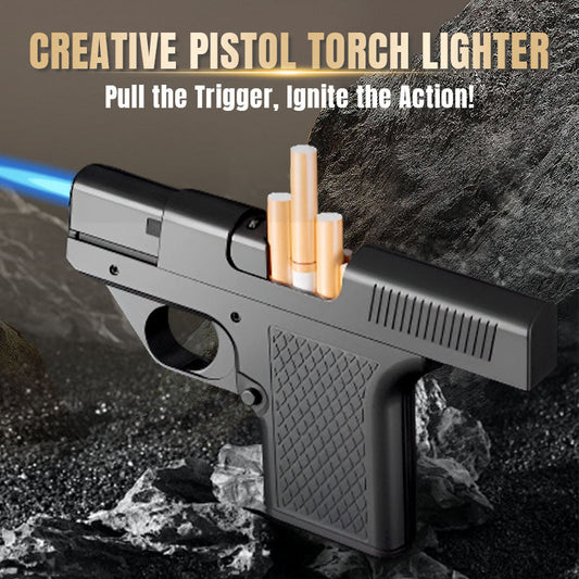 🔥🔫💨 Limited Half Price! 💥 Cool Pistol Lighter 🔥 Stylish Ignition 💣 Perfect Gift 🎁