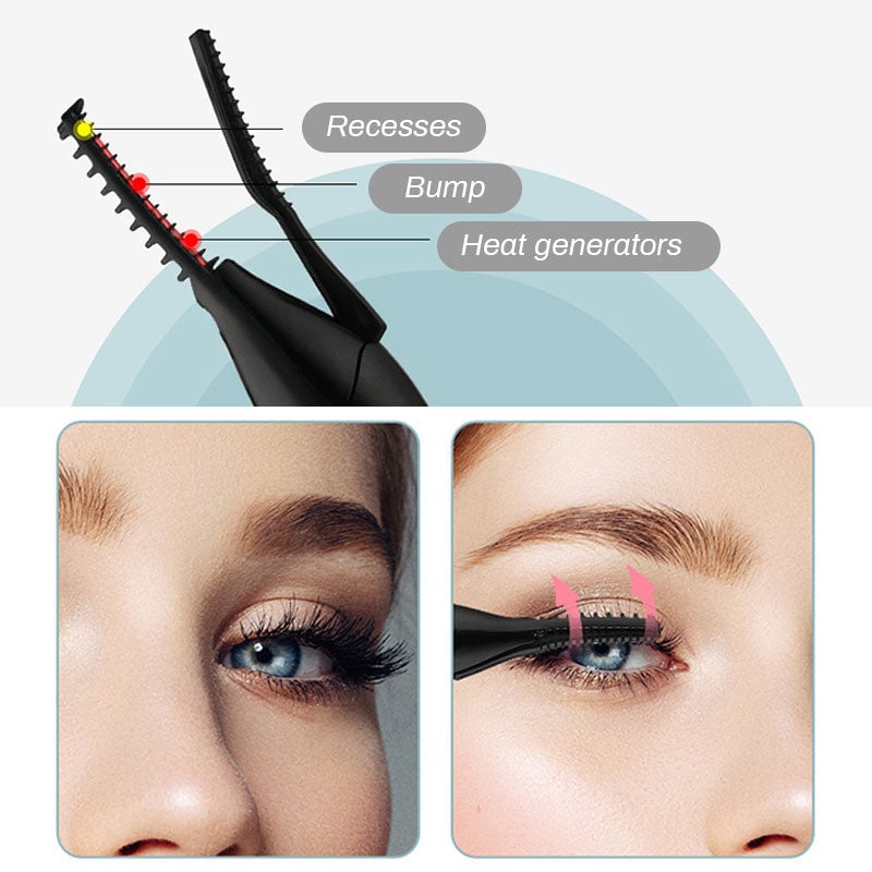 🌸 50% OFF NOW! 🌸 Electric Eyelash Curler for Instant Glam ✨ Blink & Dazzle! 👁️
