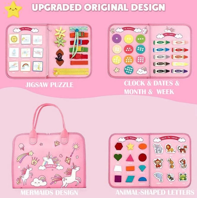 🎉Christmas Sale - 50% OFF🎁Best Christmas Gift💝Felt Learning Board Busy Board🔥