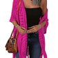 🔥Special Price:£15.99!!😍Women’s Oversized Knit Cardigan – Lightweight Crochet Tassel Kimono for Spring & Summer 🌸
