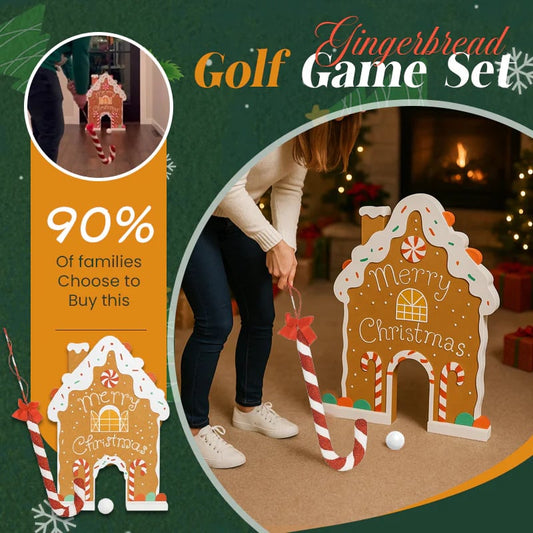 🎄Early Christmas Sale 49% OFF🎅🍭 Gingerbread Golf Game Set - Best Christmas Game