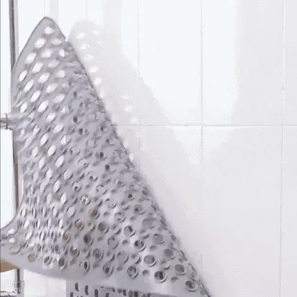 🚿50% OFF NOW! Premium Anti‑Slip Shower Safety Mat‑Large Hollow Drain Hole Bath Mat with Strong Suction Cups, Non‑Slip Floor Mat for Bathroom Shower Tub
