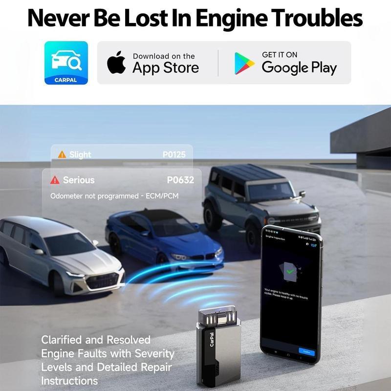 TOPDON CarPal OBD2 Scanner, Bluetooth-compatible Car Diagnostic Scanner, Vehicle Diagnostic Scanner, Automotive Diagnostic Tool #TOP PICKS