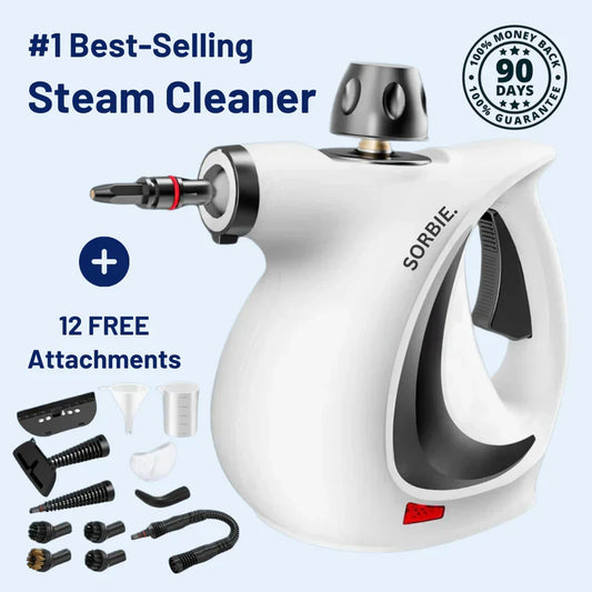 ⏳LAST DAY SALE 59% OFF!!🔥Pressurized Handheld Multi-Surface Natural Steam Cleaner with 12 pcs Accessories