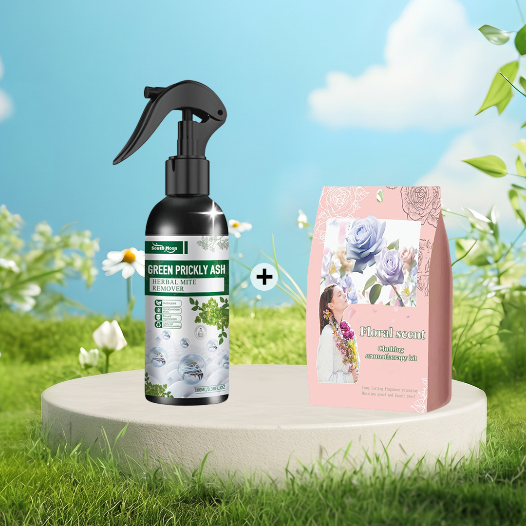 ✨Buy More Get More Free✨🔥Powerful Mite Remover Spray