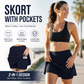 🌞Surprise Price: ￡9.99 Today!!❄️👚Anti-Chafing Active Skort – Super soft and comfortable🔥