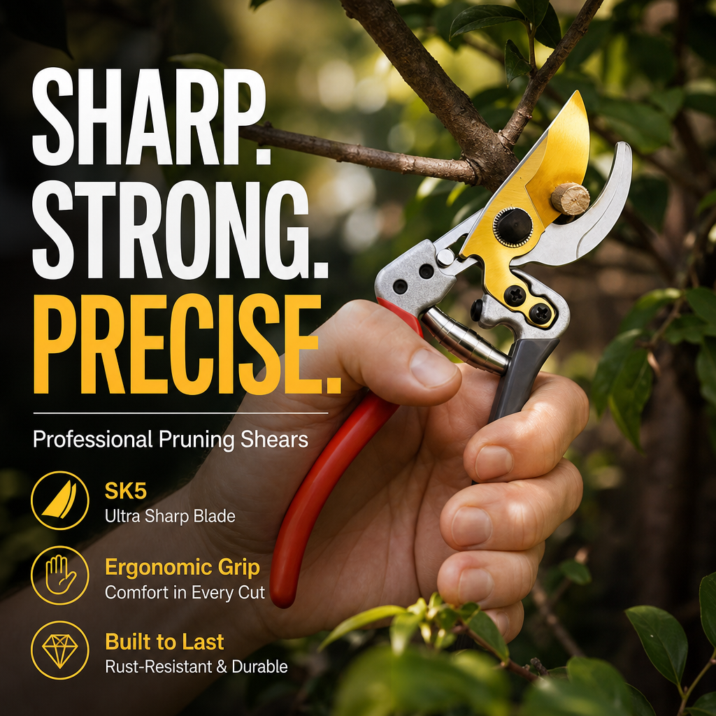 🔥Prune Cleanly Instantly! SK5 Heavy-Duty Garden Pruning Shears