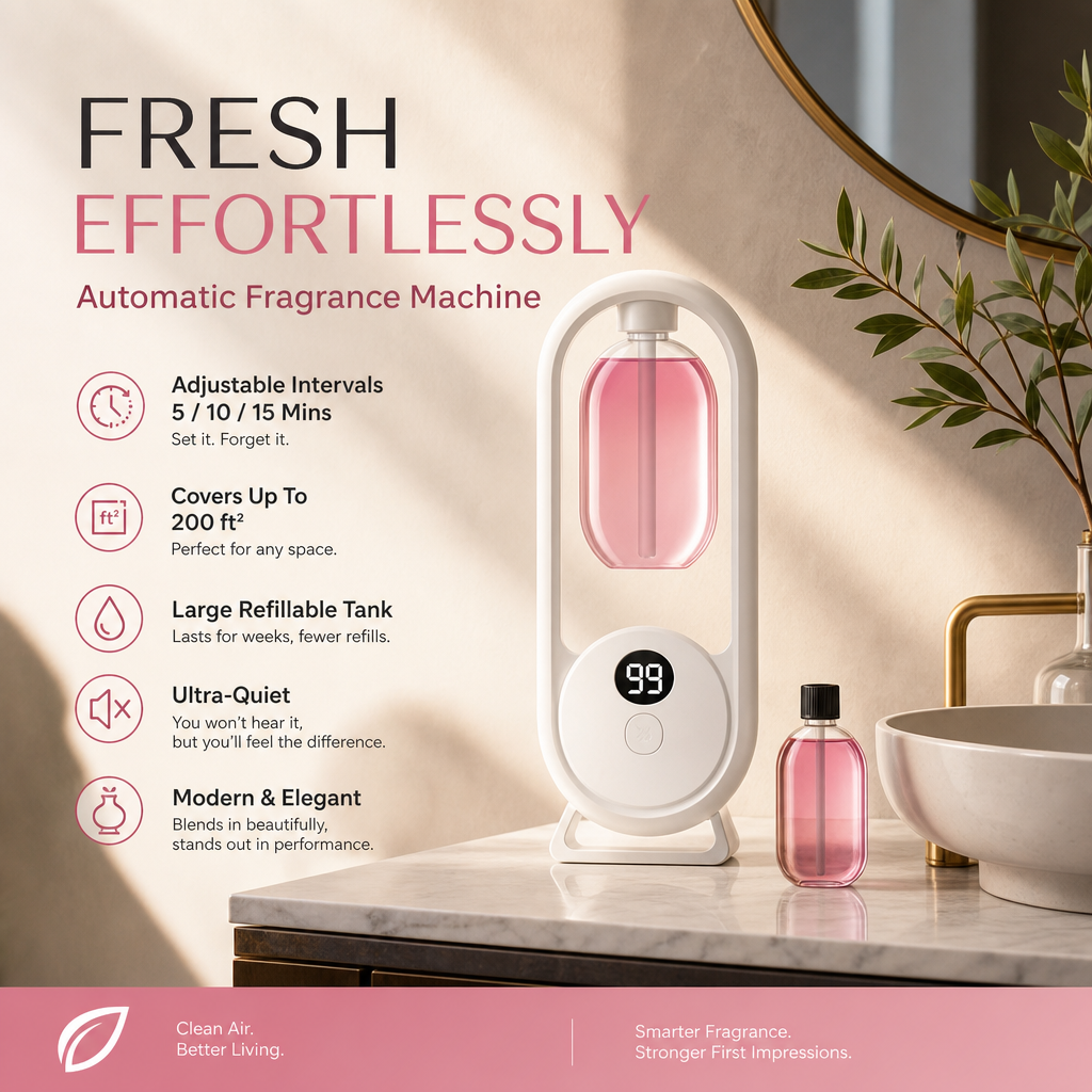 📢📢50% OFF !! ⏰Automatic Aromatherapy Diffuser