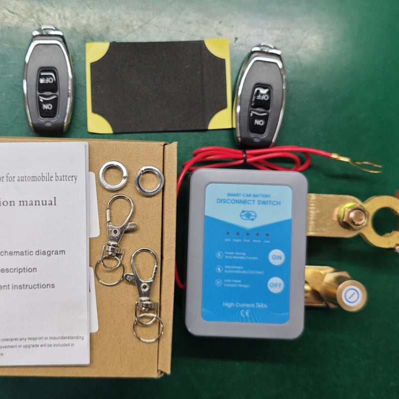 ⚡ Limited time 50% discount 🔋🚗12V/24V Remote Control Car Battery Disconnect Switch | Anti-theft & energy-saving design ✅