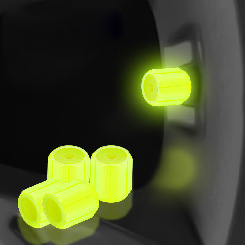 💥Glow-in-the-dark valve caps (tire valve caps) 🚗💫