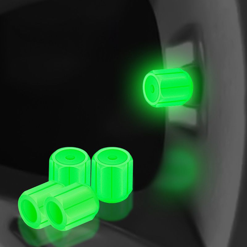 💥Glow-in-the-dark valve caps (tire valve caps) 🚗💫