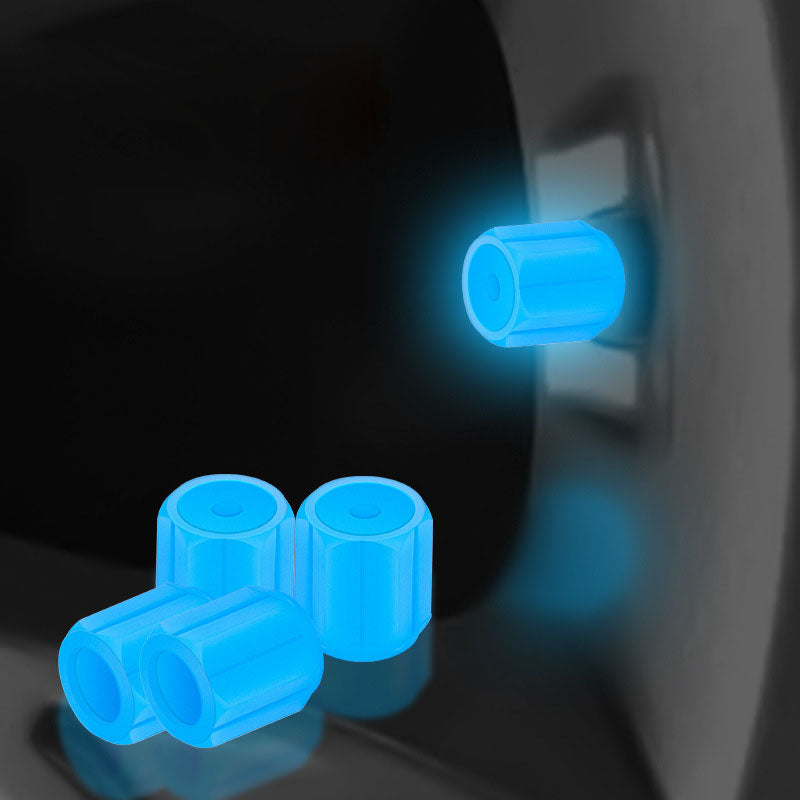 💥Glow-in-the-dark valve caps (tire valve caps) 🚗💫
