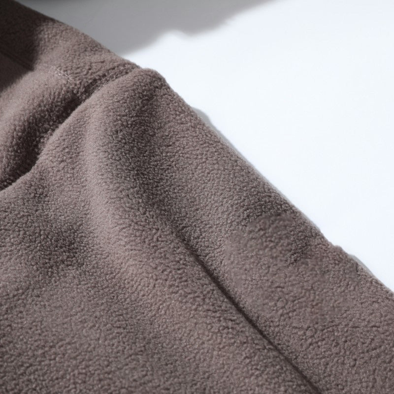 🎁Men's Double-Faced Faux Fleece Warm Hooded Jacket