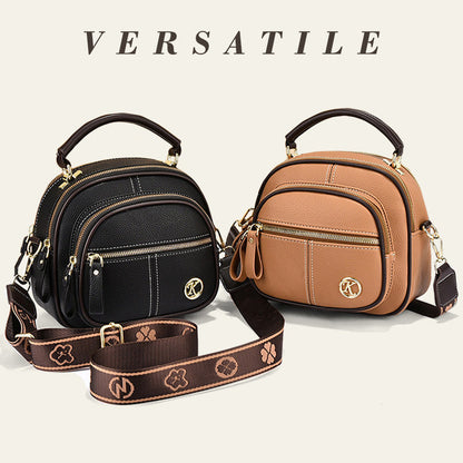 🎉Limited Time 50% 0FF🎁Classic Multifunctional Compartments Adjustable Wide Shoulder Strap PU Leather Crossbody Bag