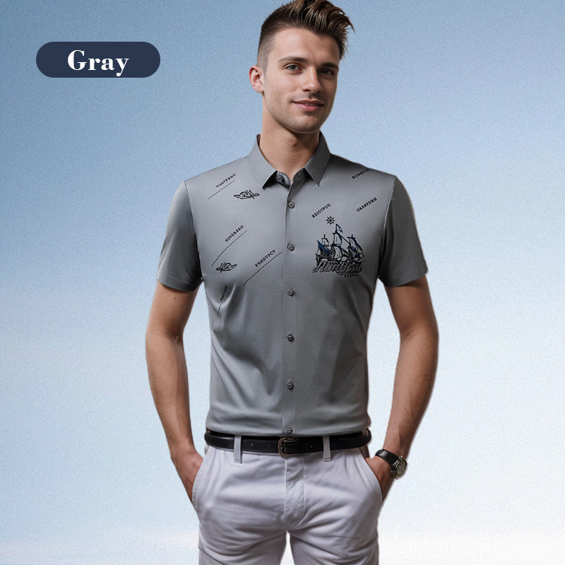 🔥Hot Sale 60% Off🔥Men's Business Short Sleeves Button Down Shirt