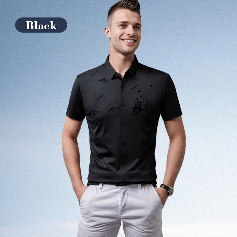 🔥Hot Sale 60% Off🔥Men's Business Short Sleeves Button Down Shirt