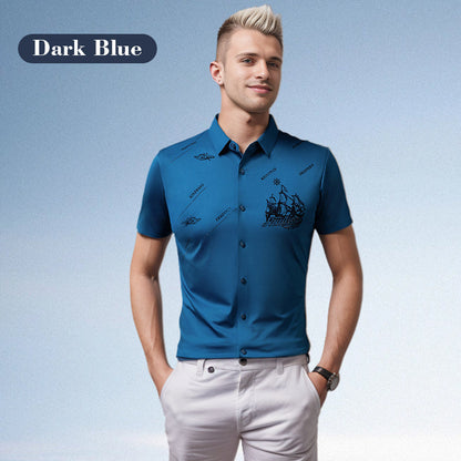 🔥Hot Sale 60% Off🔥Men's Business Short Sleeves Button Down Shirt