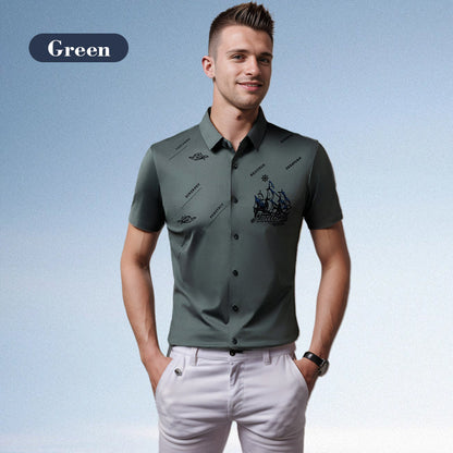 🔥Hot Sale 60% Off🔥Men's Business Short Sleeves Button Down Shirt