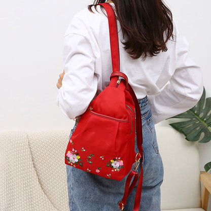 Women's Multifunctional Portable Printed Backpack