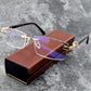 ✨Sapphire high hardness✨Anti blue progressive Far And Near Dual-Use Reading Glasses
