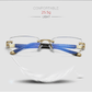 ✨Sapphire high hardness✨Anti blue progressive Far And Near Dual-Use Reading Glasses