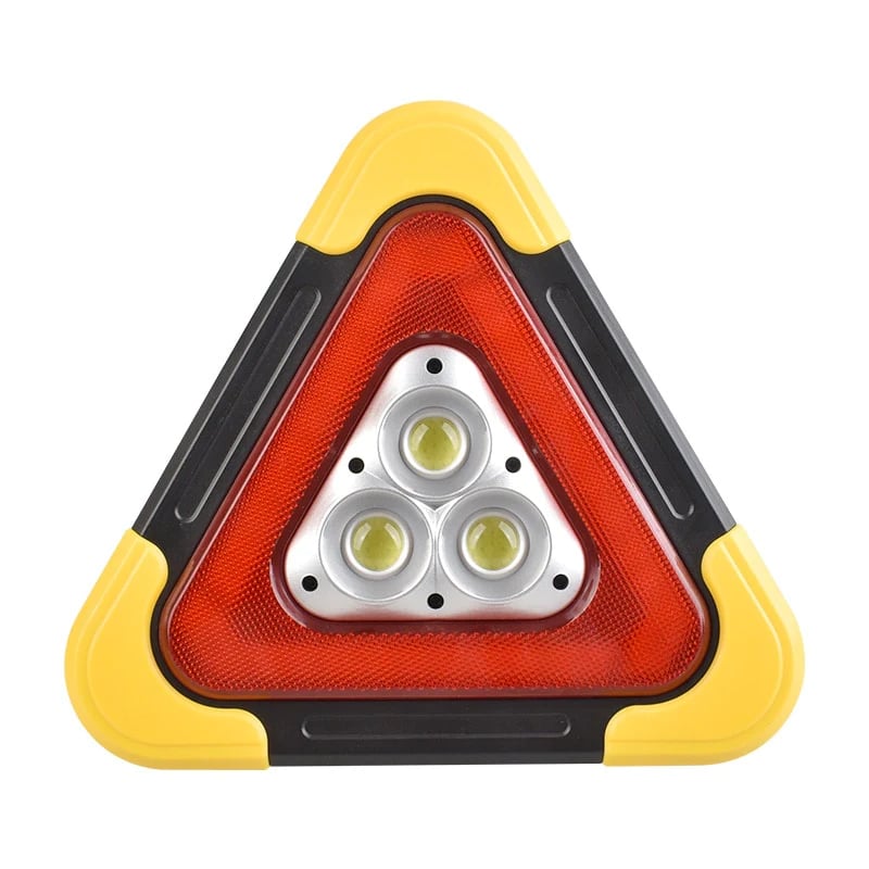 🔥2026 New Arrival🔥 2-IN-1 Solar Emergency Triangle Warning Light at the Roadside