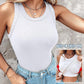 💖Last Day Special Price ￡12.99!!💖Ribbed Stretchy Tank Top with Shelf Bra