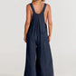 💖Time-limited Special💐Plus Size Wide Leg Overalls Jumpsuit