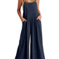 💖Time-limited Special💐Plus Size Wide Leg Overalls Jumpsuit