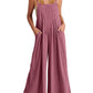 💖Time-limited Special💐Plus Size Wide Leg Overalls Jumpsuit
