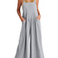 💖Time-limited Special💐Plus Size Wide Leg Overalls Jumpsuit