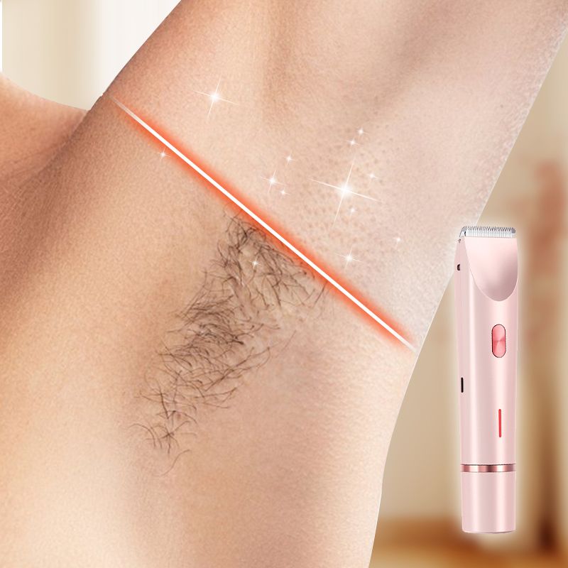 🩷LAST DAY PROMOTION - 50%OFF🩷Electric Bikini Trimmer for Women, Rechargeable 2 in 1 Body & Facial Hair Removal