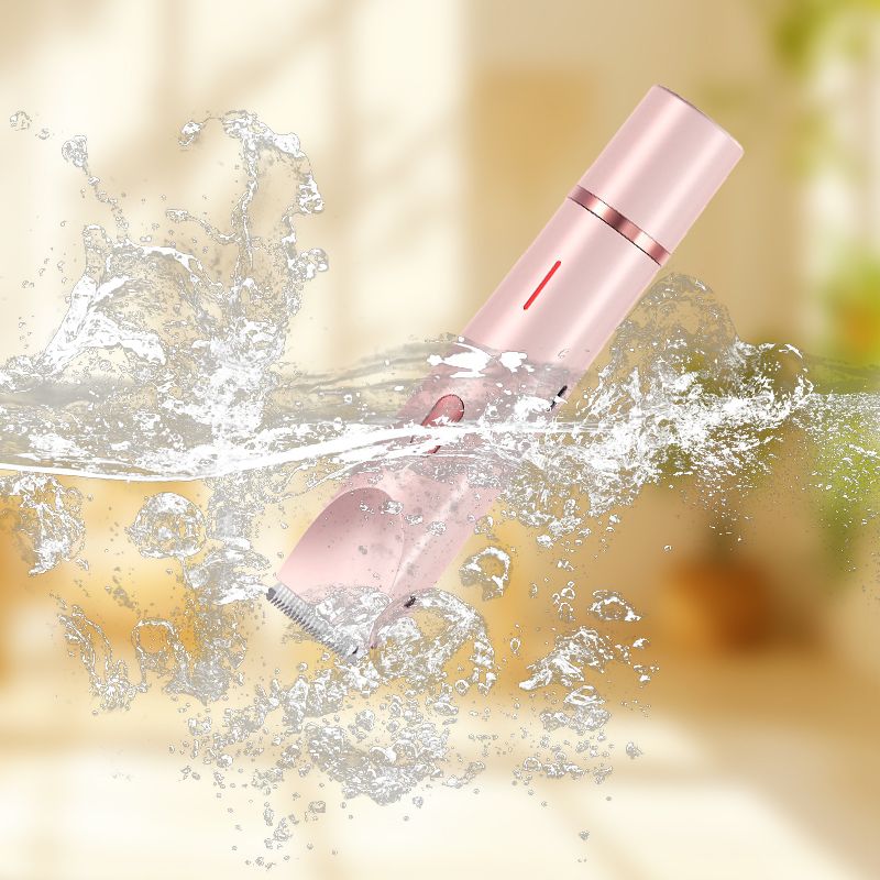🩷LAST DAY PROMOTION - 50%OFF🩷Electric Bikini Trimmer for Women, Rechargeable 2 in 1 Body & Facial Hair Removal