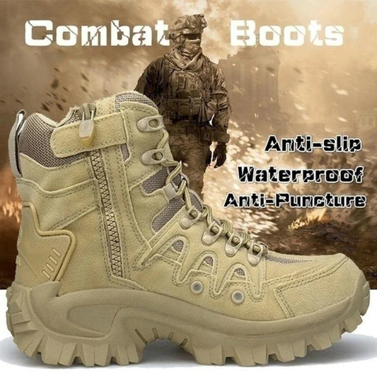 🎅Christmas Pre-sale🎁Men Outdoor Waterproof Non-Slip Hiking Boots Combat Boots