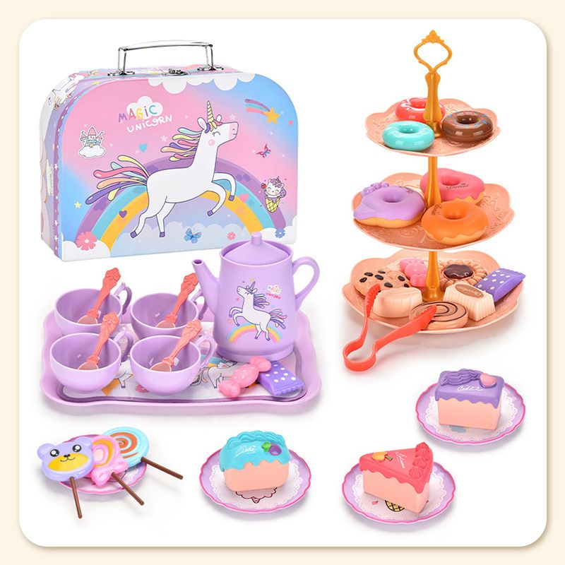 ✨ Unicorn Castle Pretend Teapot Set 🎒