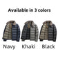 ❄️Men's Lapel Cotton Padded Jacket -👍Warm and Waterproof!