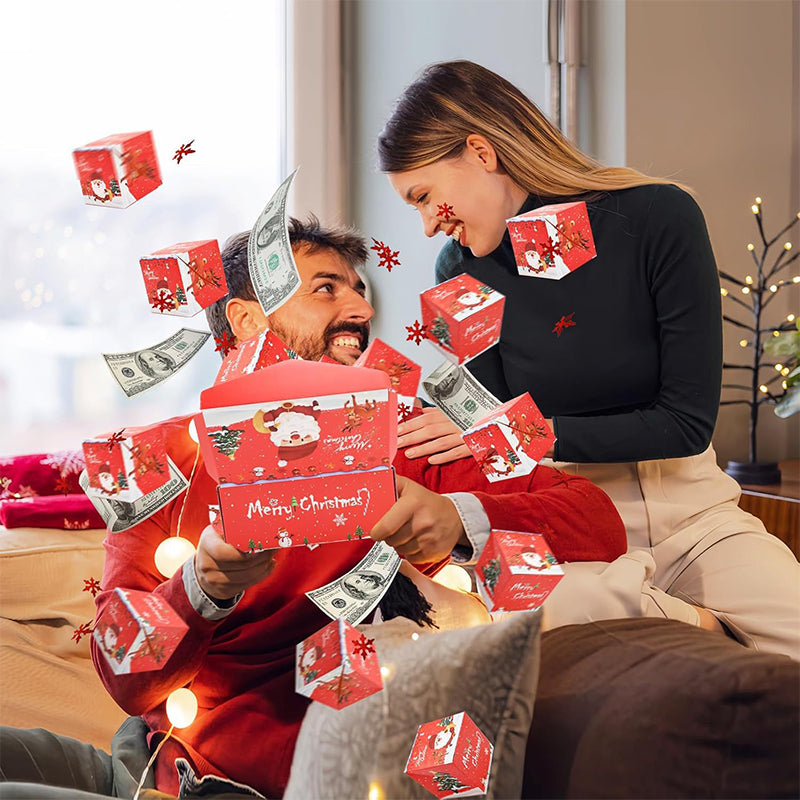 🎅Christmas Sale: ￡6.99!!🎁Explosive Pop-Up Surprise Money Gift Box