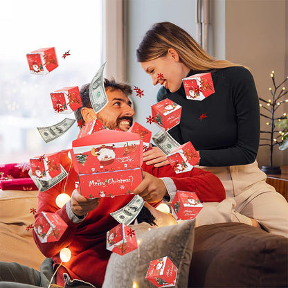 🎅Christmas Sale: ￡6.99!!🎁Explosive Pop-Up Surprise Money Gift Box