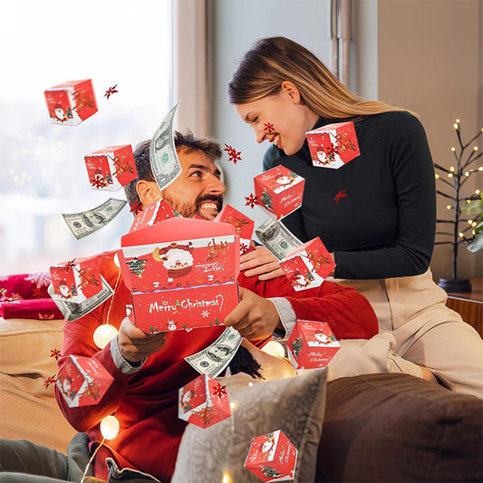 🎅Christmas Sale: ￡6.99!!🎁Explosive Pop-Up Surprise Money Gift Box