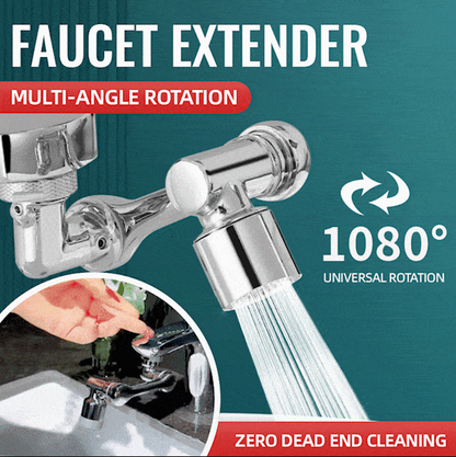 🚰 50% OFF!1080° rotating faucet extender – 2 water modes, anti-splash, fits 99% of faucets!