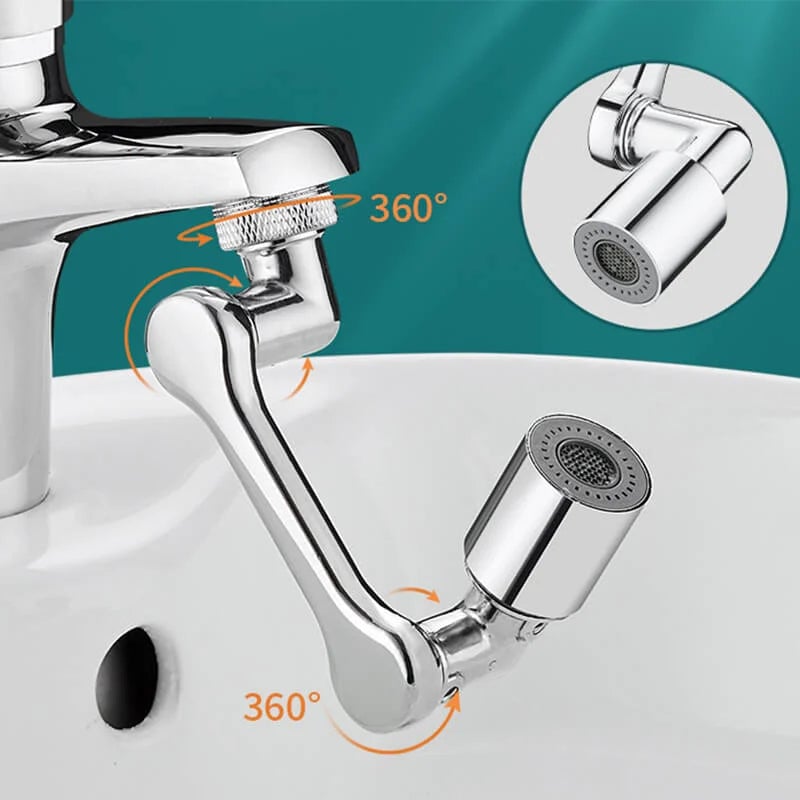 🚰 50% OFF!1080° rotating faucet extender – 2 water modes, anti-splash, fits 99% of faucets!
