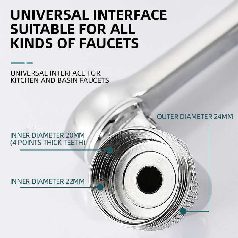 🚰 50% OFF!1080° rotating faucet extender – 2 water modes, anti-splash, fits 99% of faucets!
